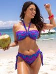 Регулируемые бикини-трусики Malibu Pour Moi, Purple/Multi - фото