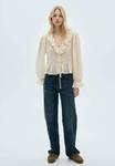 Блуза Mango Blouse, Off-White - фото 2