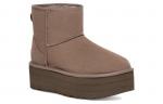 Угги UGG Classic Mini Platform, серо-коричневый - фото 3