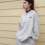 Толстовка унисекс серая Reebok, серый - фото 3