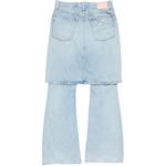 Рваные джинсы с панелями Acne Studios, синий - фото 3