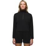 Топ из ши с молнией 1/2 Prana, черный - фото