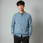 Свитер унисекс CDG Play, голубой - фото 5