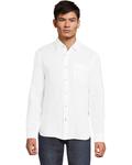 Рубашка Faherty Laguna Linen Shirt, белый - фото