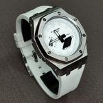 Часы Casio G-Shock Analog-Digital 2100 Series, ремешок фторэластомер, арт. GA-2100-7A7, белый - фото 5