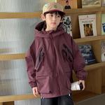 Детская куртка с капюшоном Moderate EASTERN CAMEL, burgundy - фото 4