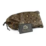 Черный кожаный ремень Anthoni Crown с узором под кожу крокодила, черный - фото 5