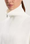 Джемпер OYSHO HALF-ZIP, White - фото 3