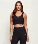 Топ cropped fit Ea7, черный - фото