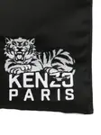 Клатч с вышитым логотипом KENZO, черный - фото 4