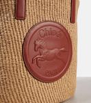 Лошадь Медаль Большая сумка-корзина Chloé, бежевый - фото 6