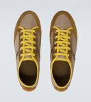 Слипоны с отделкой из замши Givenchy, Khaki/Yellow - фото 4