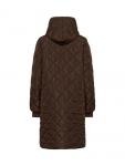 BPtilla Стеганое длинное пальто KAFFE, Chocolate Brown - фото 6