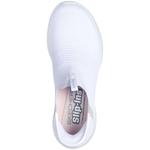 Кроссовки женские Skechers Slip-ins Flex 3 Smooth Step бежевые - фото 2