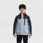 Серый унисекс трёхслойный утеплённый пуховой жилет для горного треккинга Quechua NH900 - фото