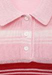 Поло Mango Polo shirt, Pastel Pink/Pink - фото 6