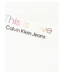 Лонгслив детский Calvin Klein Jeans с принтом, белый - фото 3