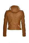 Кожаная куртка Maze "Ключи", цвет Cognac - фото 4