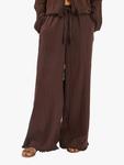 Кринкл брюки с широкими штанинами Accessorize, Chocolate - фото