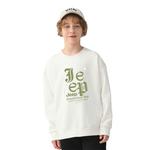 Детская толстовка Jeep, белая (с флисовой подкладкой) - фото 4