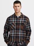 Клетчатая рубашка BLEND Regular fit Button Up Shirt Shacket, черный - фото 2