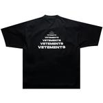 Футболка Vetements Pyramid Logo 'Black', черный - фото 3