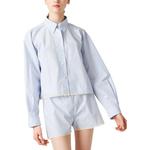 Повседневные шорты унисекс синие Miu Miu, синий - фото 4