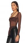 Топ superdown Shania, коричневый - фото 3