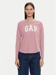 Блуза свободного кроя Gap, розовый - фото