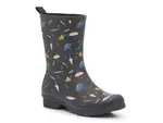 Сапоги Chooka Printed Class Rain Boot, черные/многоцветные - фото