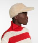 Бейсболка из овчины Marni, Winter Wheat - фото 3