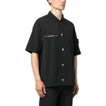 Рубашка zip pocket shirt 'black' Stone Island, черный - фото 3