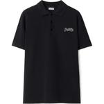 Хлопковая поло Burberry, Coal - фото