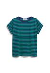 Футболка ARMEDANGELS IDAARA STRIPES, Emerald Green/Blue Noon/Dark Green - фото 6