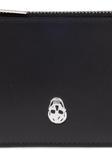 Кожаный кошелек на молнии Alexander McQueen, черный - фото 5