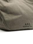 A.P.C. сумка-тоут с логотипом, зеленый - фото 4