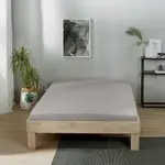 Простыня на резинке Erlangen" silver 90x190 cm - 100x200 cm" Erwin Müller - фото 4