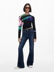 Расклешенные джинсы Desigual, темно-синий - фото 3