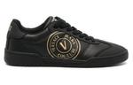 Кроссовки VERSACE JEANS Couture Brooklyn V-Emblem Sneakers, черный - фото 2