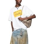 Футболка с принтом логотипа Acne Studios, белый - фото 6