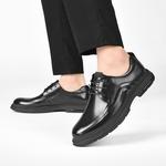 Туфли AOKANG Dress Shoes Men Low-Top Black - фото 10