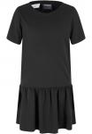 Платье Urban Classics Dress Valance, черный/белый - фото 4