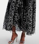 Украшенное платье Axis Maticevski, Silver Leaves - фото 5