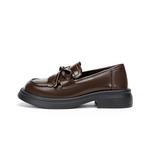 WARRIOR Лоферы 4CM женские коричневые - фото