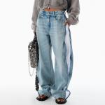 Джинсы с застежкой-молнией Alexander Wang, синий - фото 2