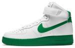 Кроссовки Nike Air Force 1 High White Green Midsole - фото