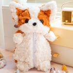 Милые плюшевые куклы щенков 30 см AECELI, оранжевый - фото 2