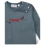 Детская рубашка 12279 - длинный рукав Sanetta, синий - фото 3