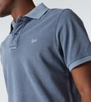 Хлопковая рубашка-поло ERL, темно-синий - фото 5