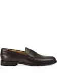 Кожаные лоферы-пенни Doucal'S, коричневый - фото